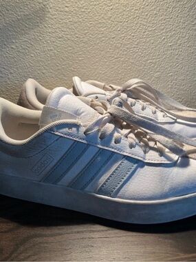Blue Striped Adidas